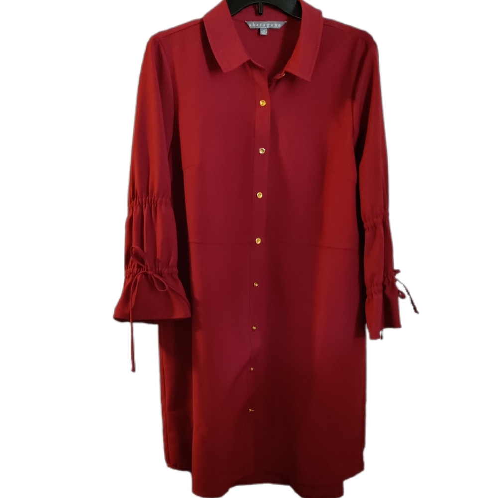 Sharagano Button Front Dress